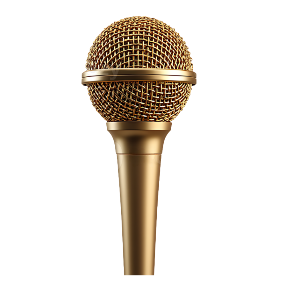 Golden 3D Microphone